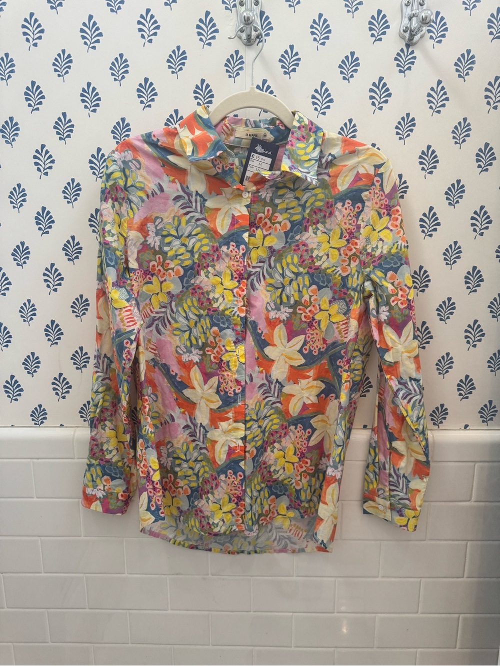 It Hippie Multicolor Floral Button-Down Shirt